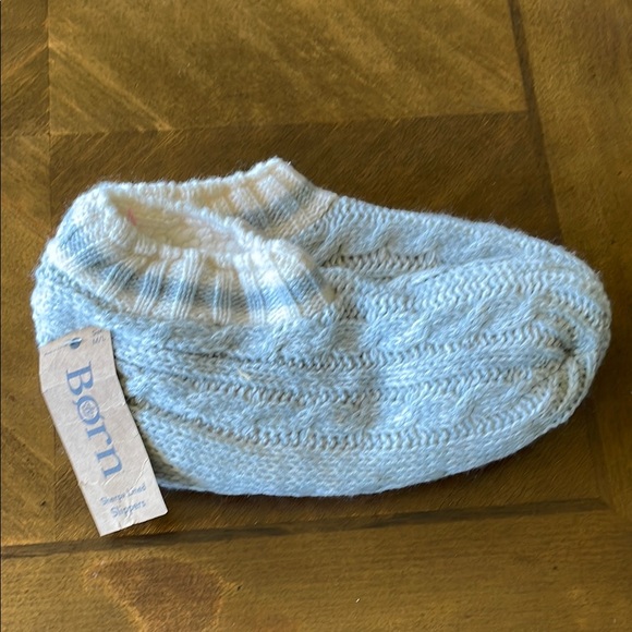 Børn Light gray Knit Slippers - Picture 1 of 3